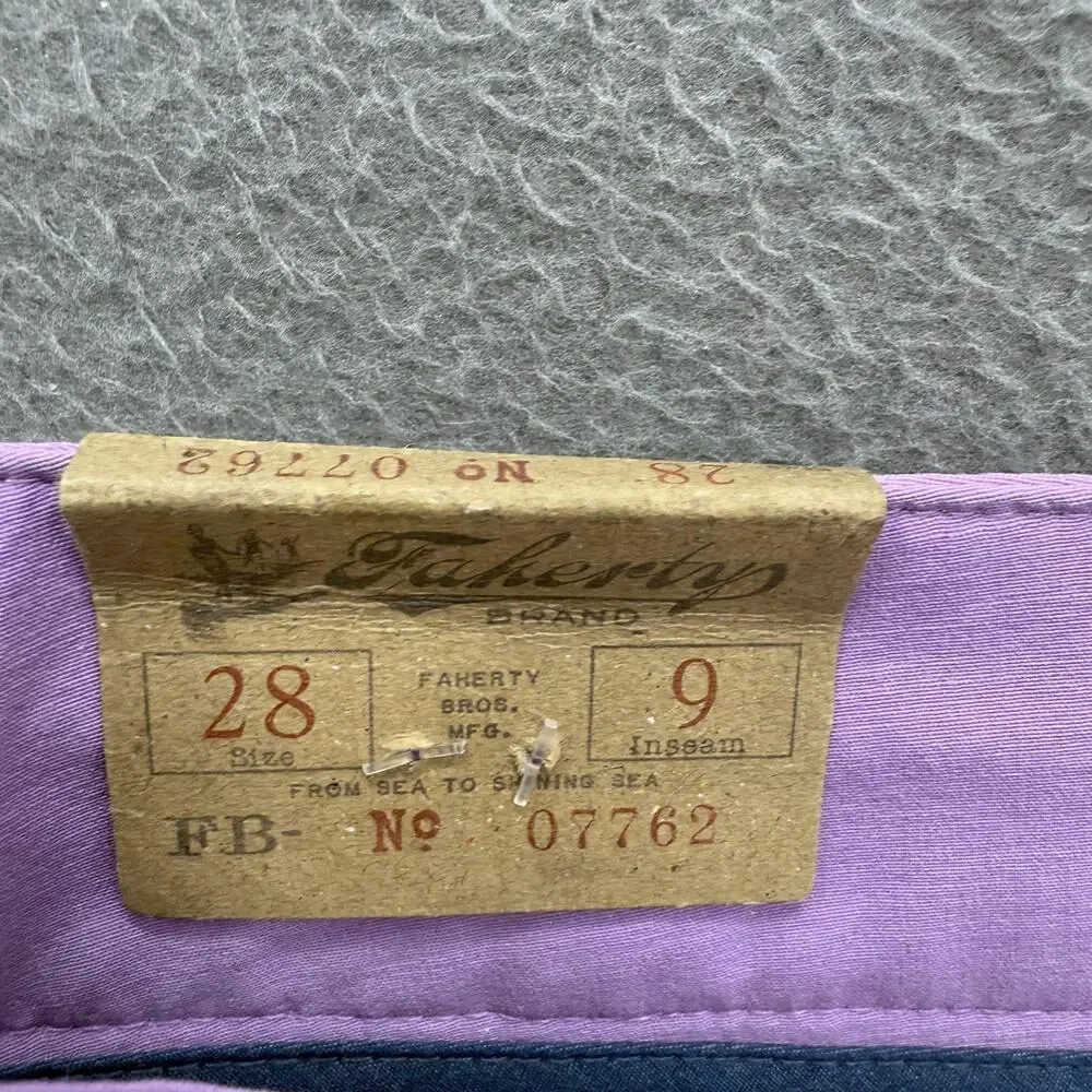 Faherty Shorts Mens 28 Summer Violet All Day Belt‎ Loop 9 Inseam Swim MSC0012